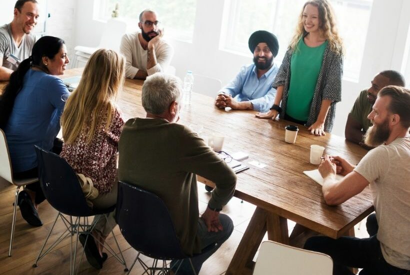 How to become comfortable at a networking event.