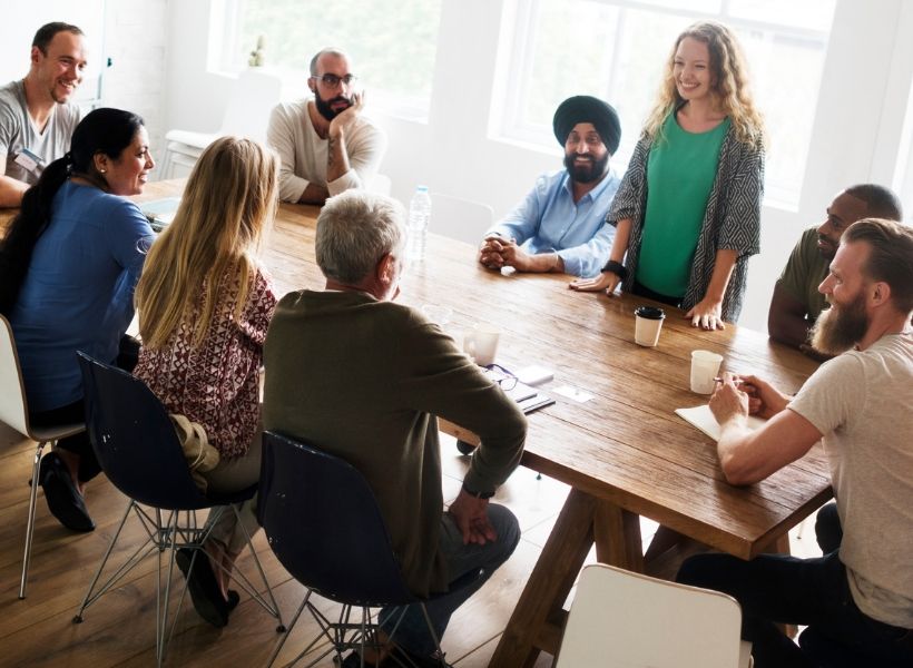How to become comfortable at a networking event.