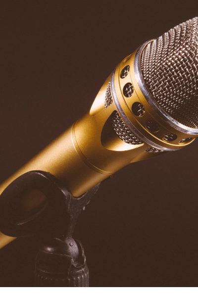Microphone for the best massage podcast