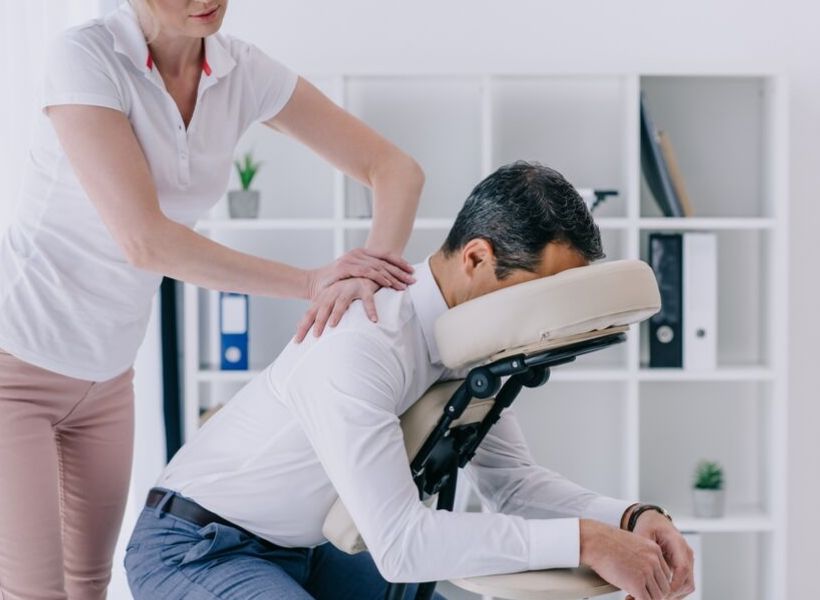 15 Min. Chair Massage Neck & Shoulders- Step-by-Step Guidance 